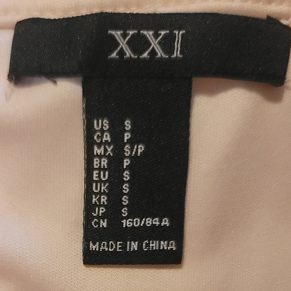 Forever 21 XXI Lacy Camisole  Babydoll Blouse Small - Picture 5 of 5